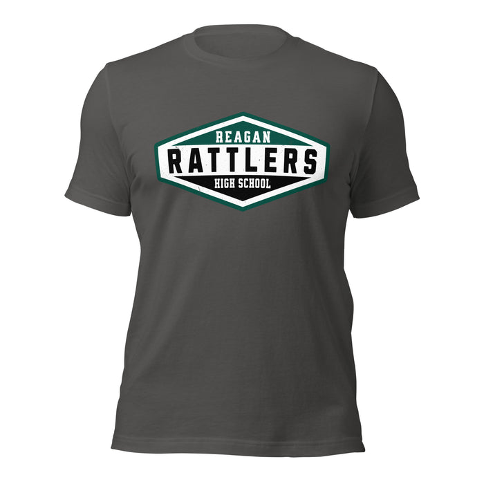 Reagan High School Rattlers Dark Grey Premium Unisex T-shirt 009