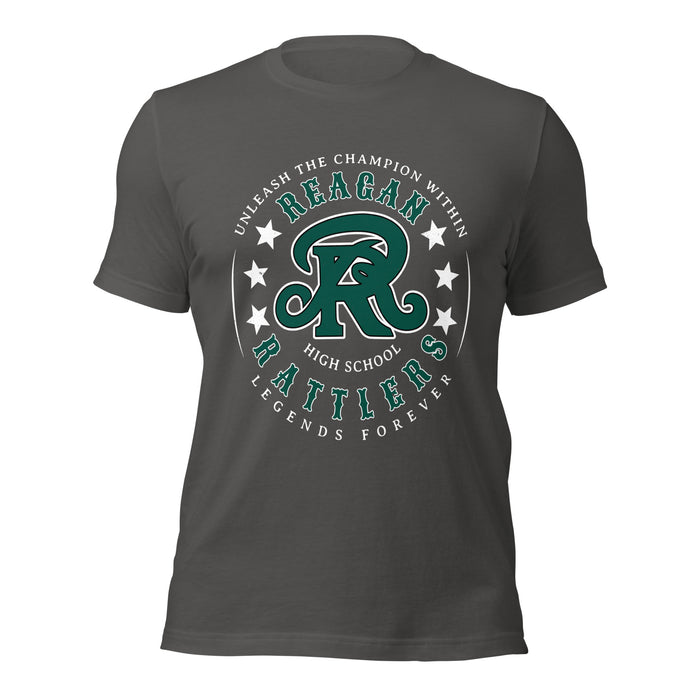 Reagan High School Rattlers Dark Grey Premium Unisex T-shirt 214