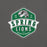 Close-up view of Spring High School Lions Dark Grey Premium Unisex T-shirt 209