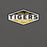 Close-up view of Tomball West High School Tigers Dark Grey Premium Unisex T-shirt 009