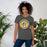 Woman wearing Tomball West High School Tigers Dark Grey Premium Unisex T-shirt 216