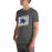 Man wearing Dekaney High School Wildcats Asphalt Grey Premium Unisex T-shirt 223