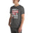 Man wearing Odessa High School Bronchos Dark Grey Premium Unisex T-shirt 232