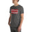 Man wearing Odessa High School Bronchos Dark Grey Premium Unisex T-shirt 098