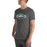 Man wearing Reagan High School Rattlers Dark Grey Premium Unisex T-shirt 009