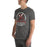 Man wearing Round Rock High School Dragons Dark Grey Premium Unisex T-shirt 206