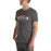 Man wearing Round Rock High School Dragons Dark Grey Premium Unisex T-shirt 009