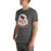 Man wearing Round Rock High School Dragons Dark Grey Premium Unisex T-shirt 219