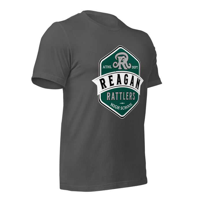 Reagan High School Rattlers Dark Grey Premium Unisex T-shirt 209b