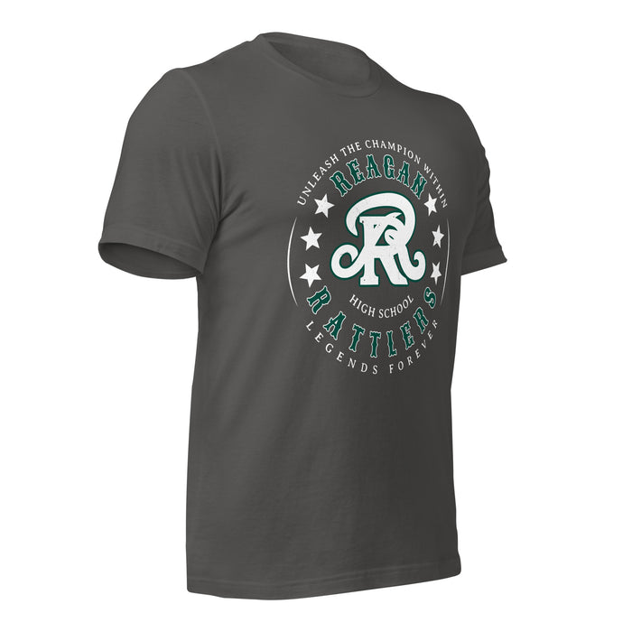 Reagan High School Rattlers Dark Grey Premium Unisex T-shirt 214b