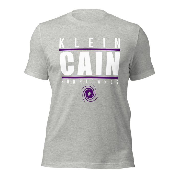 Klein Cain High School Hurricanes Premium Silver T-shirt 07