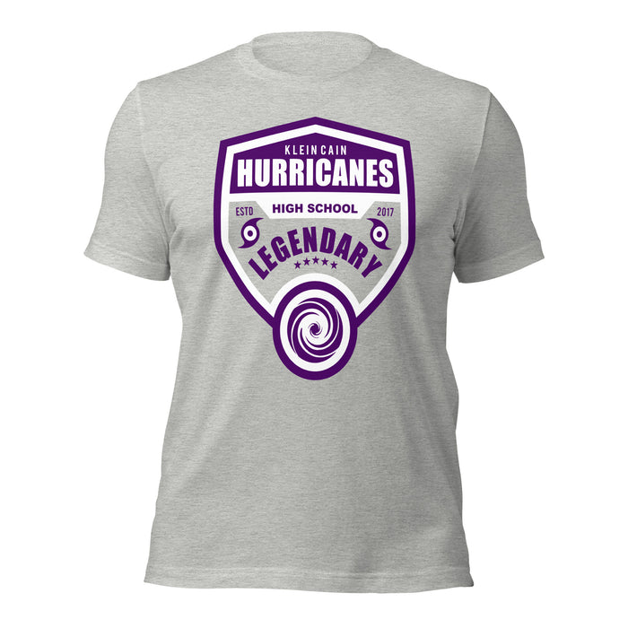 Klein Cain High School Hurricanes Premium Athletic Heather T-shirt 14