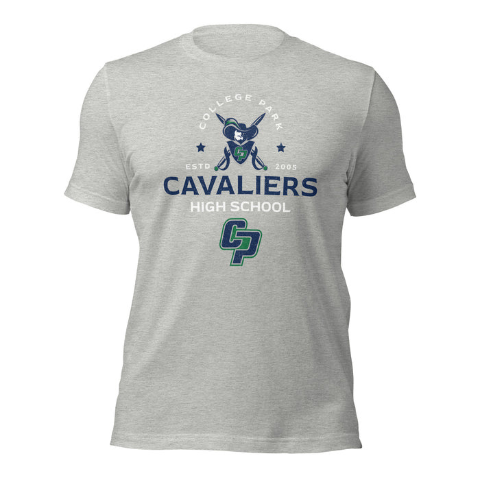 College Park High School Cavaliers Premium Athletic Heather Unisex T-shirt 210