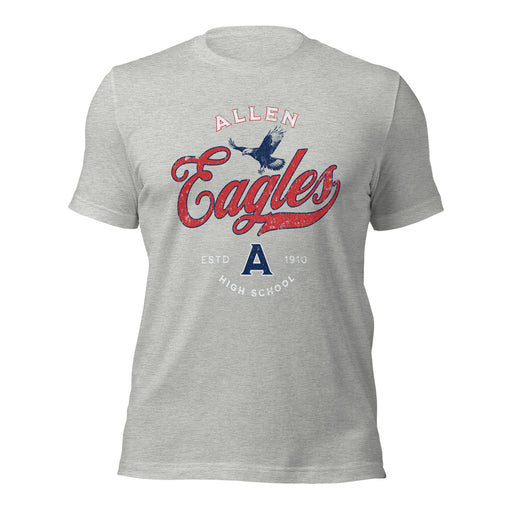 Allen High School Eagles Premium Athletic Heather Unisex T-shirt 205