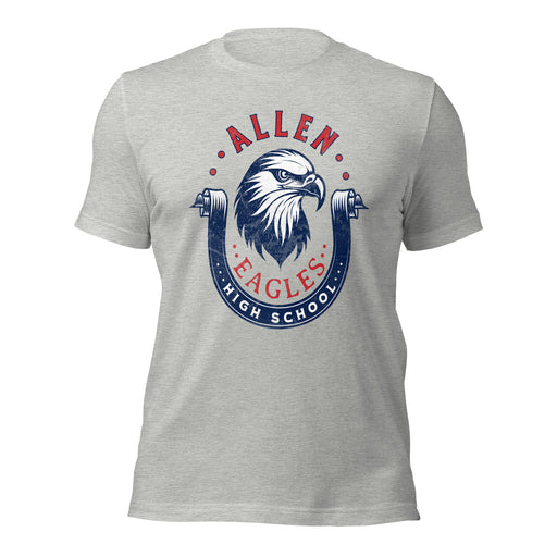 Allen High School Eagles Premium Athletic Heather Unisex T-shirt 216