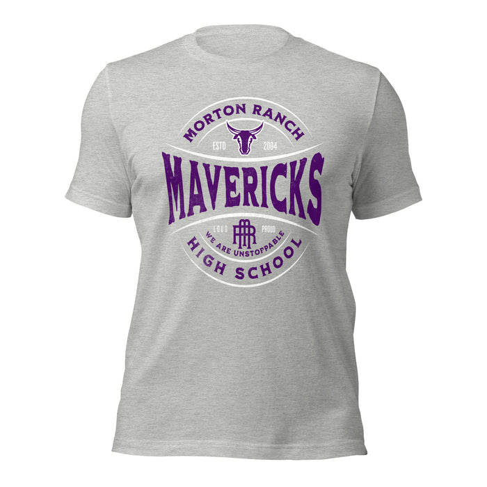 Morton Ranch High School Mavericks Premium Athletic Heather Unisex T-shirt 211