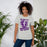 Woman wearing a Morton Ranch High School Mavericks Premium Athletic Heather Unisex T-shirt 214