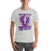 Man wearing a Morton Ranch High School Mavericks Premium Athletic Heather Unisex T-shirt 214