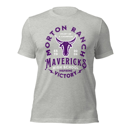 Morton Ranch High School Mavericks Premium Athletic Heather Unisex T-shirt 219