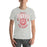 Man wearing a Katy High School Tigers Athletic Heather Premium Unisex T-shirt 203