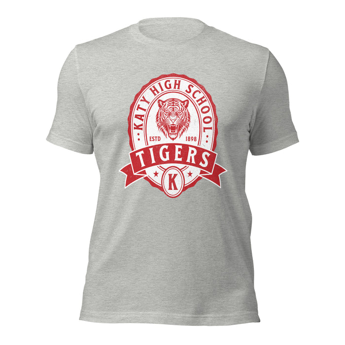 Katy High School Tigers Athletic Heather Premium Unisex T-shirt 204