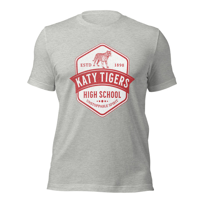 Katy High School Tigers Athletic Heather Premium Unisex T-shirt 205