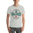 Man wearing The Woodlands High School Athletic Heather Premium Unisex T-shirt 217