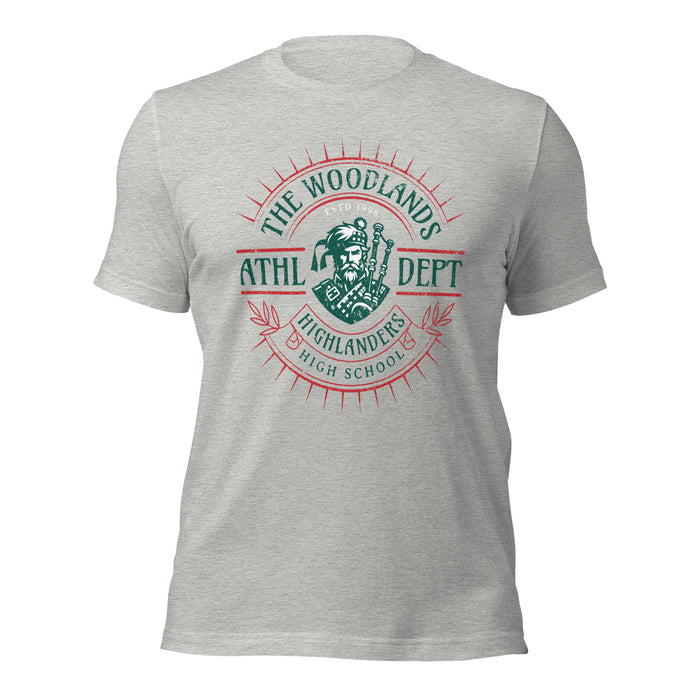 The Woodlands High School Athletic Heather Premium Unisex T-shirt 220