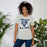 Woman wearing Cypress Ridge High School Rams Athletic Heather Premium Unisex T-shirt 205