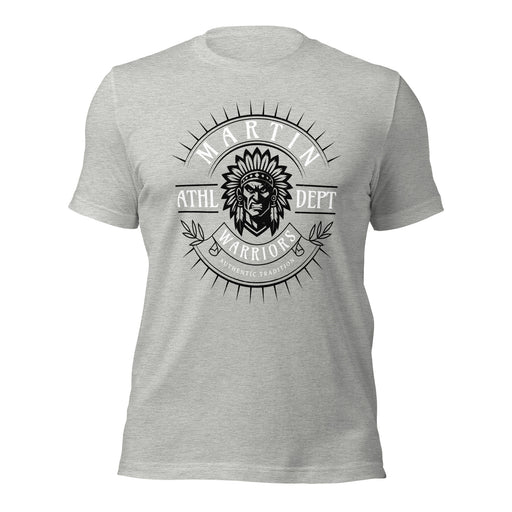 Martin High School Warriors Grey Premium Unisex T-shirt 201