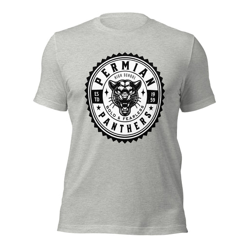 Permian High School Panthers Grey Premium Unisex T-shirt 203