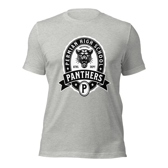 Permian High School Panthers Grey Premium Unisex T-shirt 212