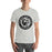 Man wearing Permian High School Panthers Grey Premium Unisex T-shirt 216