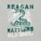 Close-up view of Reagan High School Rattlers Grey Premium Unisex T-shirt 205