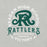 Close-up view of Reagan High School Rattlers Grey Premium Unisex T-shirt 206