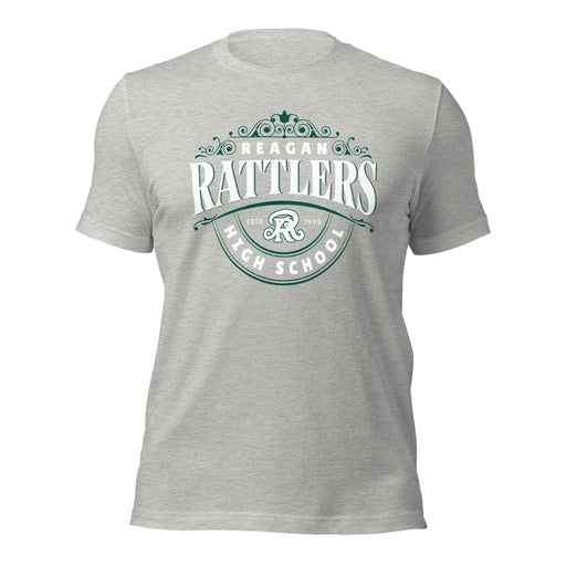 Reagan High School Rattlers Grey Premium Unisex T-shirt 211