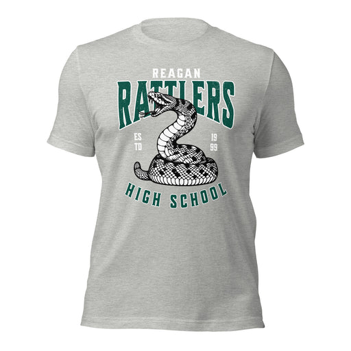 Reagan High School Rattlers Grey Premium Unisex T-shirt 211