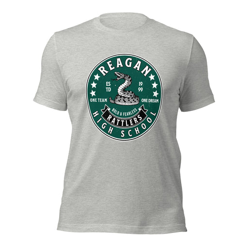 Reagan High School Rattlers Grey Premium Unisex T-shirt 215