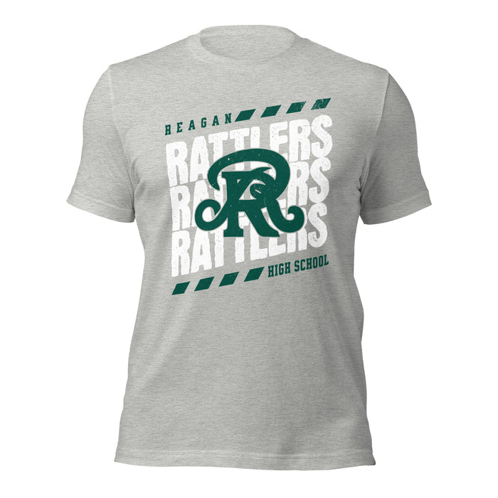 Reagan High School Rattlers Grey Premium Unisex T-shirt 223