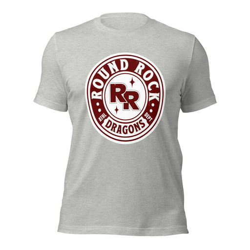 Round Rock High School Dragons Grey Premium Unisex T-shirt 220