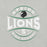 Close-up view of Spring High School Lions Grey Premium Unisex T-shirt 218