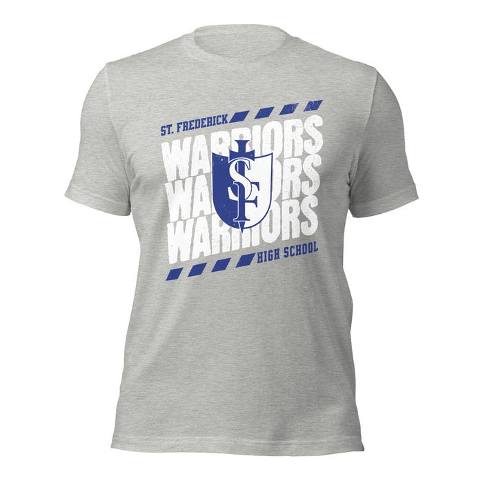 St. Frederick High School Warriors Grey Premium Unisex T-shirt 223