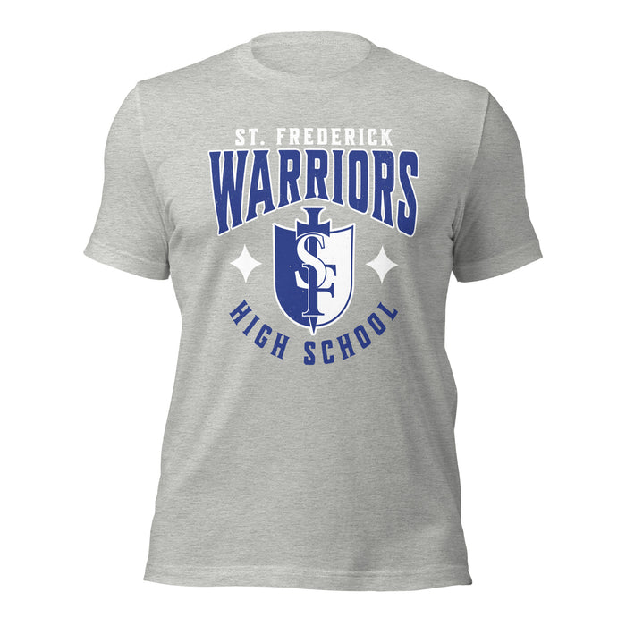 St. Frederick High School Warriors Grey Premium Unisex T-shirt 213