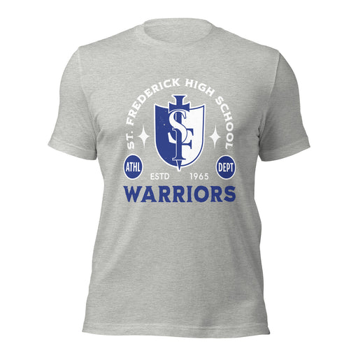 St. Frederick High School Warriors Grey Premium Unisex T-shirt 208