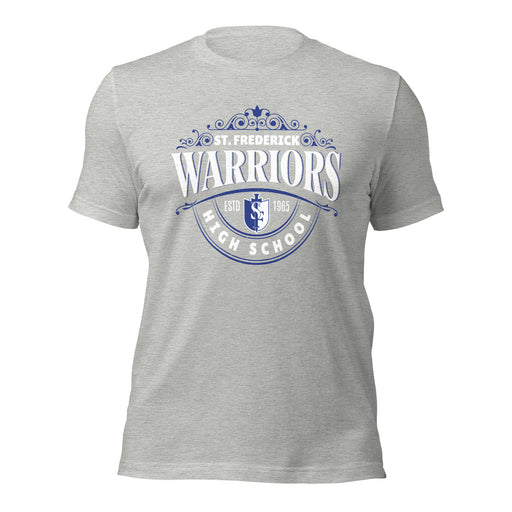 St. Frederick High School Warriors Grey Premium Unisex T-shirt 211