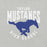 Close-up view of Taylor High School Mustangs Grey Premium Unisex T-shirt 213