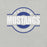 Close-up view of Taylor High School Mustangs Grey Premium Unisex T-shirt 011