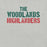 Close-up view of The Woodlands High School Highlanders Athletic Heather Premium Unisex T-shirt 017