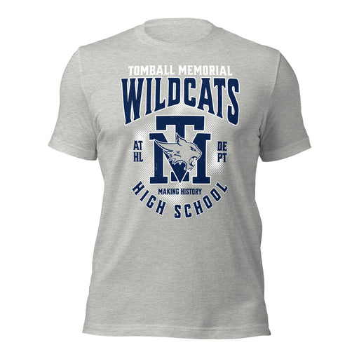 Tomball Memorial High School Wildcats Grey Premium Unisex T-shirt 213