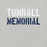 Close-up view of Tomball Memorial High School Wildcats Grey Premium Unisex T-shirt 017